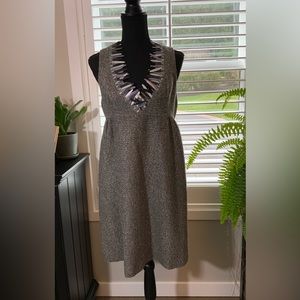 Anna Sui for Target Gray and Silver Tweed Jumper/Dress Size S. NWT